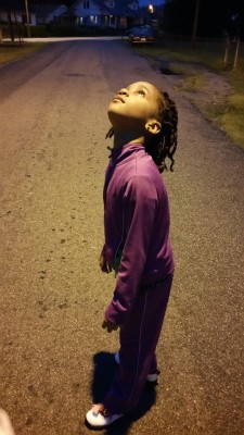 radicalbehavior:  mickeydontcare:  stackedpoetpages:  My child has had a tough year emotionally.   Bullied over her locs. Her style.  Her interests.  Called lame by a boy in her class.  I walked with her tonight and told her that mommy wasn’t popular