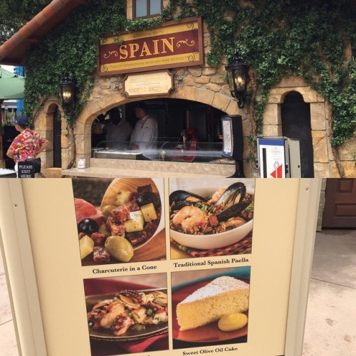 Spain is one of the new food booths at Epcot’s food and wine festival. #FoodandWineFestival #EpcotFo