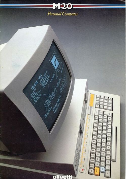 monochrome-monitor:Olivetti M20 Personal computer