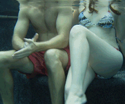 takebigbites:  Underwater sex montage.  