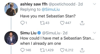 foxbowl:we (sebastian) stan our new Shang-Chi