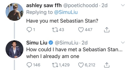 foxbowl:we (sebastian) stan our new Shang-Chi