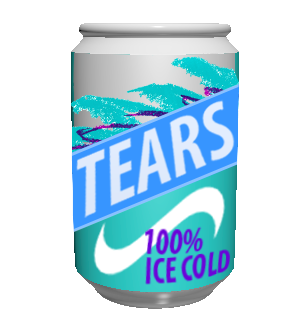 drunken-satellites:  austinmeowdodge: ahhhhh, a nice, cold, refreshing can of transparent tears~   more here