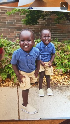 missauset:  echinookwayoo:  Not to brag but I’ve got some cute kids😘😘  #twins #mybabies #opiew&amp;ochan   Omg