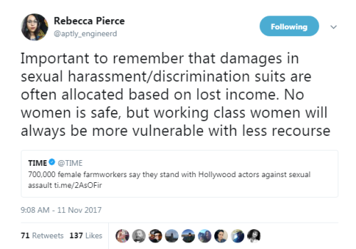 Source700,000 Female Farmworkers Say They Stand With Hollywood Actors Against Sexual Assault