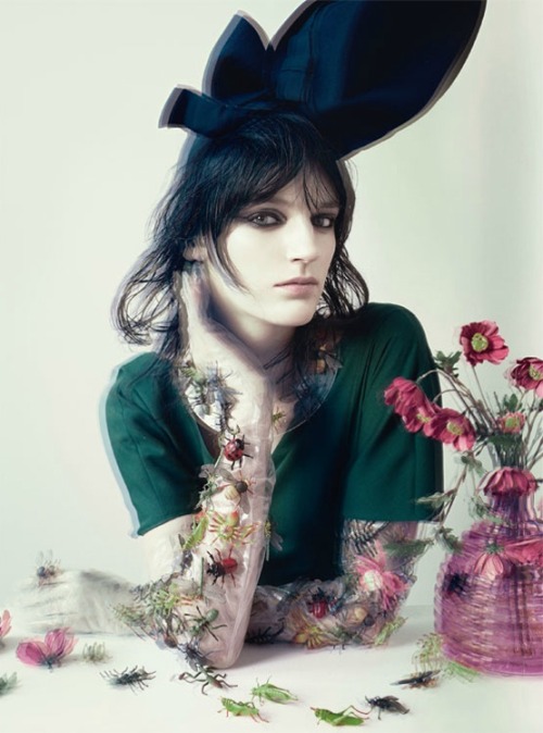 Laura Kampman by Steven Meisel for Vogue Italia February 2012