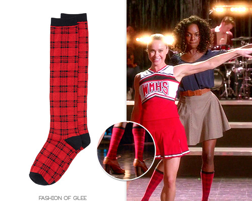 Fashion of Glee — Kate Spade Saturday Plaid Knee-High Socks - $...