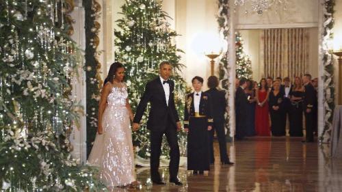 brownglucose:  allthingsobama:  Kennedy Center Honors Reception 2014   MICHELLE!!!!!YES!!!! 