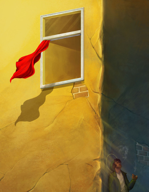 A piece I gave up on. Originally was an Enjolras / Grantaire piece I did for school back in 2013 tha