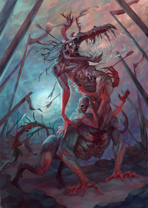 morbidfantasy21:Lycanthropia by Taissia Abdoullina 