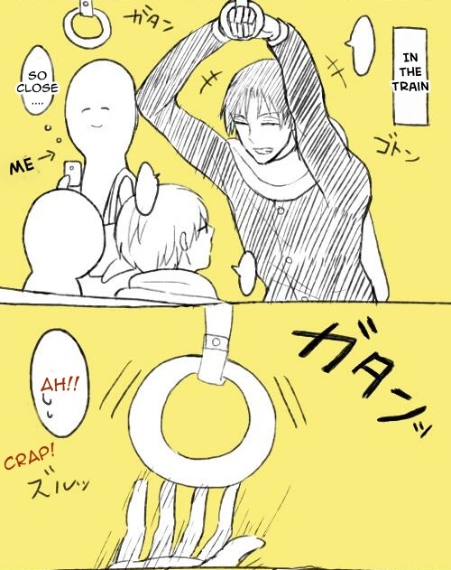 irisviel-yukinashin:  “What I’ve seen today inside the train.” by 一世のセイッ!! 