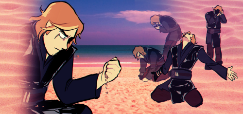 anakinsbutt:  tanakas:  tfw u hate sand  van gogh has nothing on this