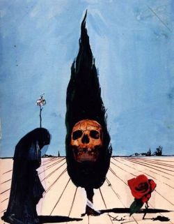 magrittee:  Salvador Dali - Death Card 