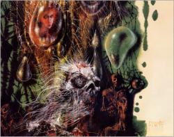 artsytoad:  Richard Powers, The Graveyard Reader 