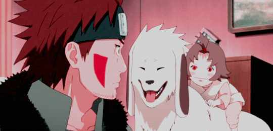 dailynaruto: - Akakiba! Akakiba and Kibamaru!- You’re mixing up the names… Give