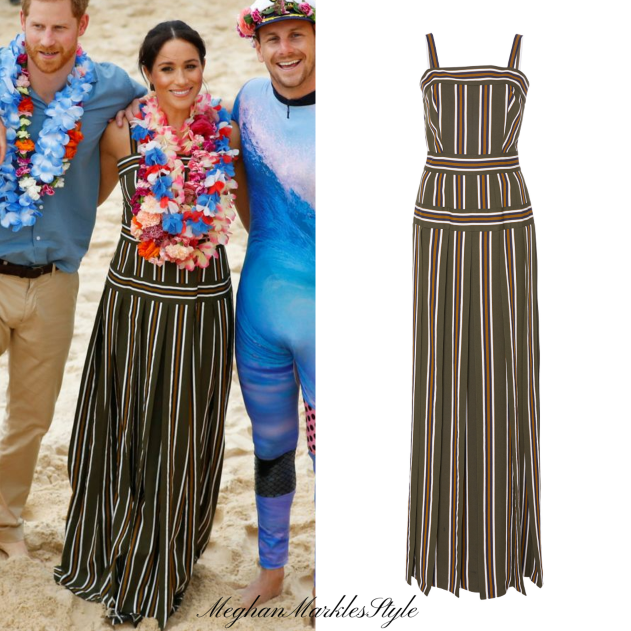 Inspired By Meghan Markle's Pleated Dress - Sydne Style