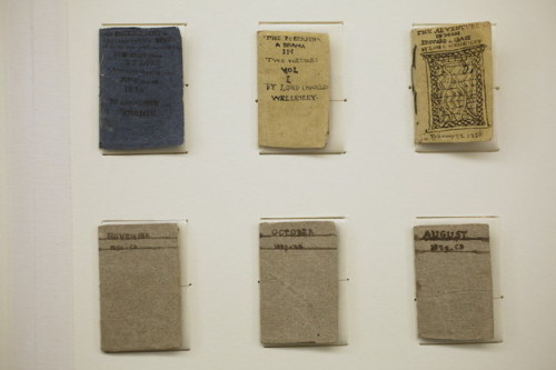 The tiny handcrafted books of young Charlotte and Patrick Branwell Bronte via
