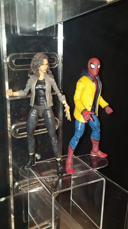 Spidey and MJ figures from Hasbro Toy Fair (credit to blackfilm on Twitter)