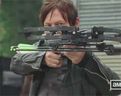 arielmh:  I have a new crossbow, and it makes it’s premier in this episode. x 