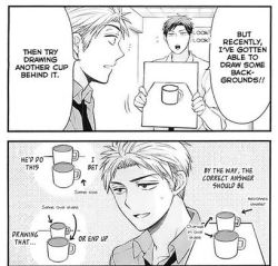 summerhalcyondays:  Nozaki and his inability drawing backgrounds 