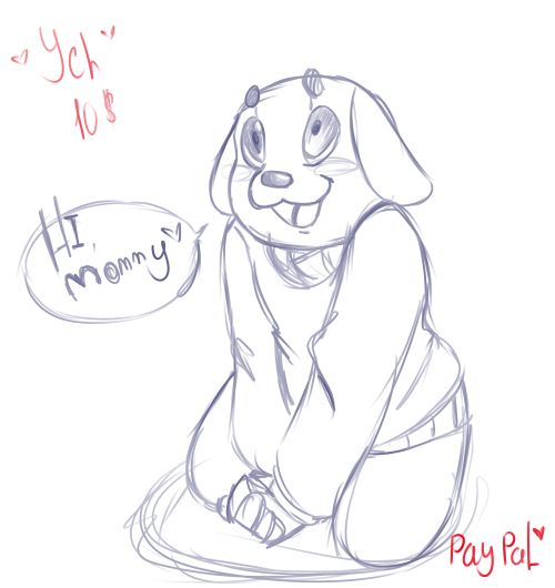 Payment: Paypal or qiwi wallet3 slots.The text can be changed #YCH#Furry#Art#digital fanart