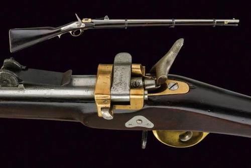 Russian KRNKA breechloading rifle, circa 1870′s.from Czerny’s International Auction House