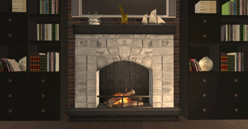 mustluvcatz-reloaded: Fresh-Prince’s Lisa Fireplace, gussied up for 2022.I love this fireplace