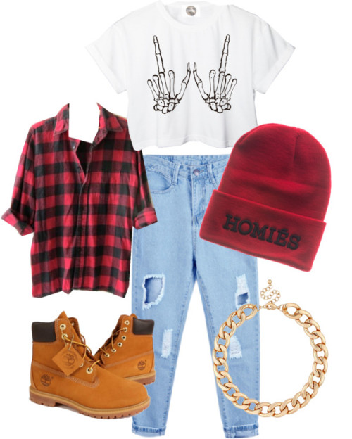 The Typical Tumblr By Esteele-stylin-the-nation Featuring A Chunky Gold Necklace