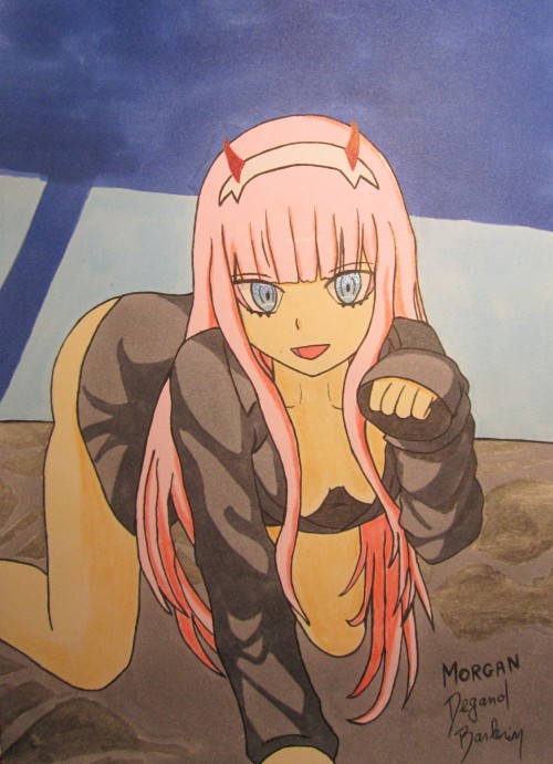 drawing darling in the franxx