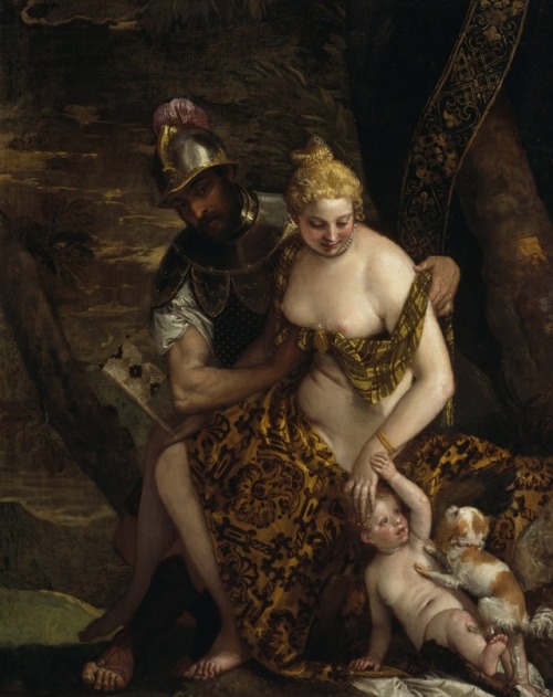 loumargi:Paolo Veronese 1570 Mars and Venus United by Love