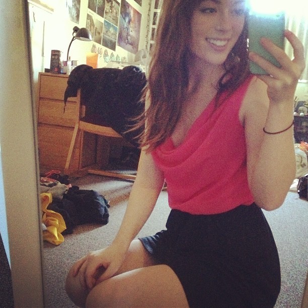 forestkeeper:  Found my dress for my cousin’s wedding in May—the first pink article