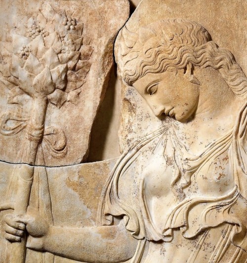 twirld: Marble relief with a dancing maenad Adaptation of work attributed to Kallimachos (ca. 2