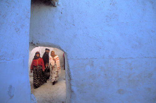 Morocco.Village of Mzouda, near Marrakech Inside a courtyard of a traditional house