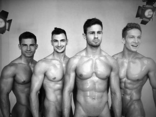 adonisarchive:  Roman Dawidoff, Anton Agat, Kirill Dowidoff, and Mad Matt