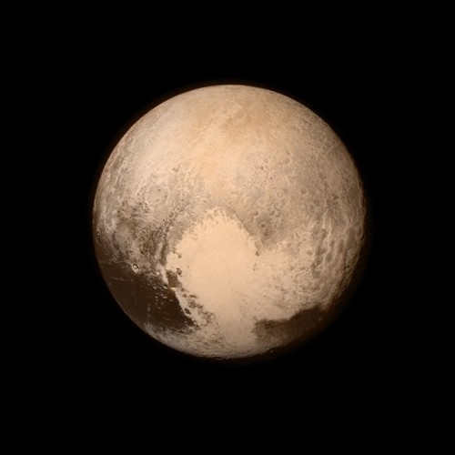 ohstarstuff:  This is Pluto as never seen before in human history.