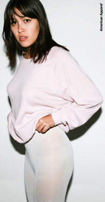 americanapparel:  The Lightweight Sheer Rib