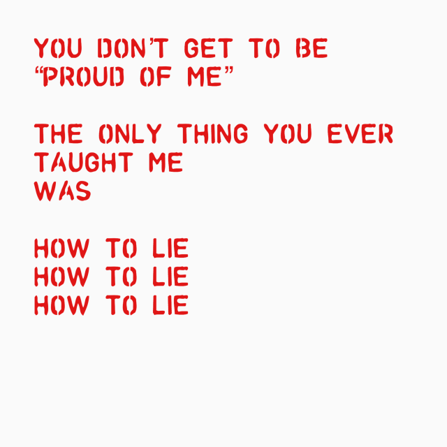 discountvenom:THE ONLY THING YOU EVER TAUGHT ME