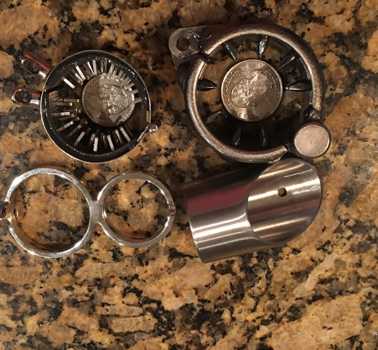 bitchdommecouple:  I thought I would share a little bit about our more devious toys.