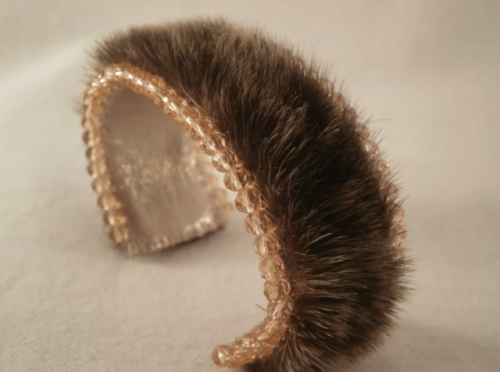 sealskin bracelet, Indigenous Princess (Tlingit)