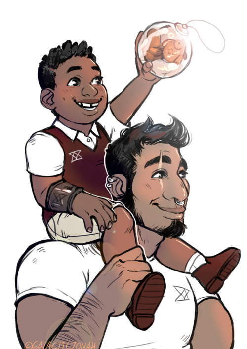 galacticjonah-dnd: Some wholesome boys! Sorry for the lack and content lately. I got a lot going on,