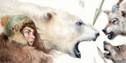 alexstefanel:  The Golden Compass illustrations watercolor  Awh I read this when I was younger