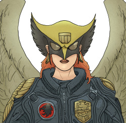 2000adonline:  Judge Hawkgirl - Owen Watts