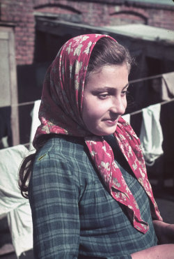 life:  Color photos made by Hitler’s personal photographer, Hugo Jaeger, in the ghettos of Nazi-occupied Poland in 1939 and 1940. (Photo: Hugo Jaeger—Time &amp; Life Pictures/Getty Images)   looks exactly like a nice girl i used to know &hellip; weird