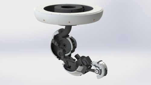 insanelygaming: 3D GlaDOS Robotic Ceiling Arm Lap Created by dragonator Check out Instruct