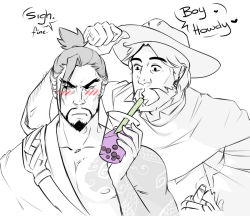 junelets:  Shimada boys sharing their bubble teas~Needed a break from assignments :|