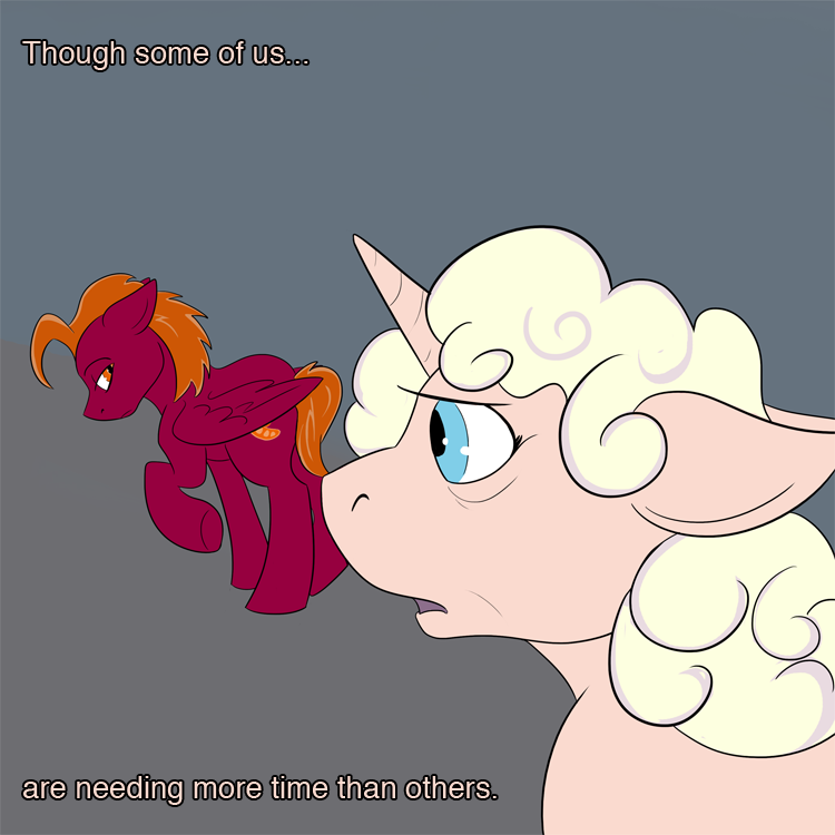 ask-king-sombra:  Meanwhile, at the Canterlot Rehabilitation Center with Achy Breaky
