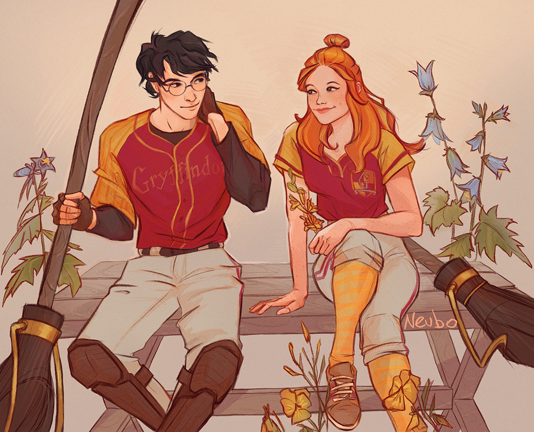 — Ginny after Quidditch training, 6th...