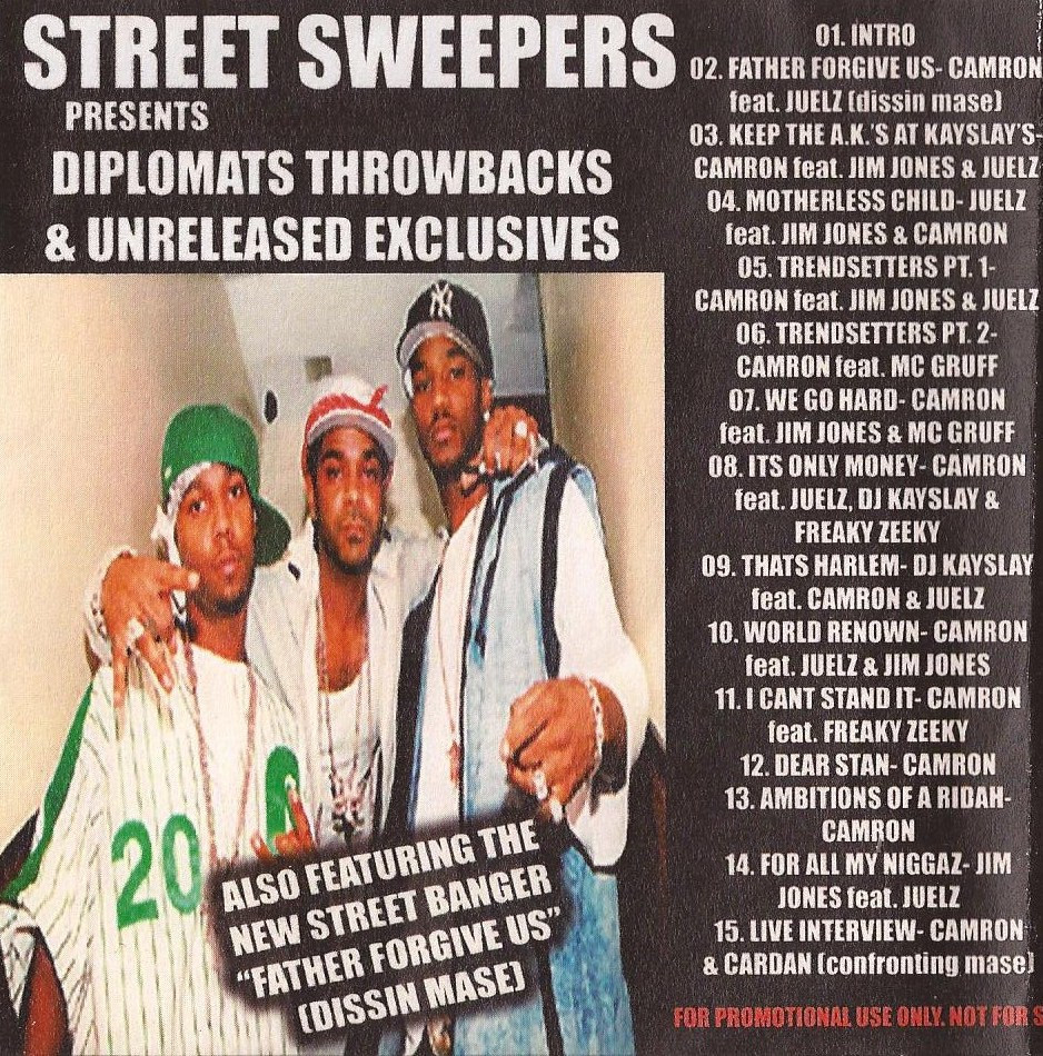 Street Sweepers Presents Diplomats Unreleased Throwbacks &amp; Unreleased Exclusives