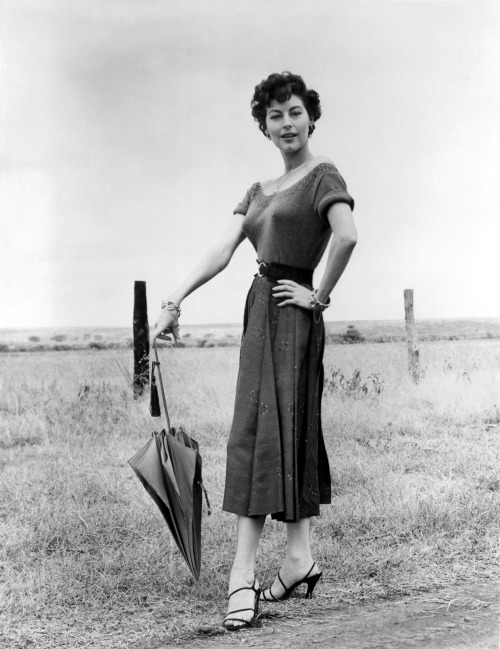 Ava Gardner, Mogambo, ca. 1953.