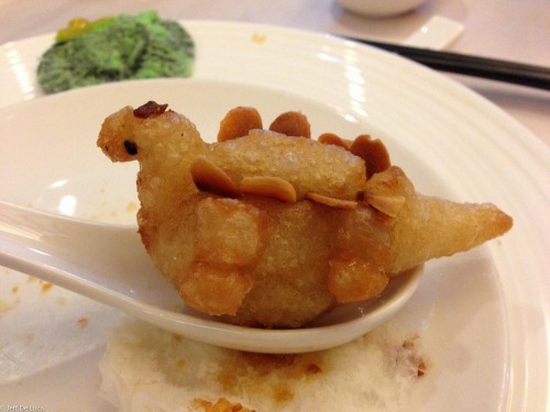 entropically-favorable:jeffdeluca:Dino Dim Sum.Is this the grown up version of dinosaur chicken nugg